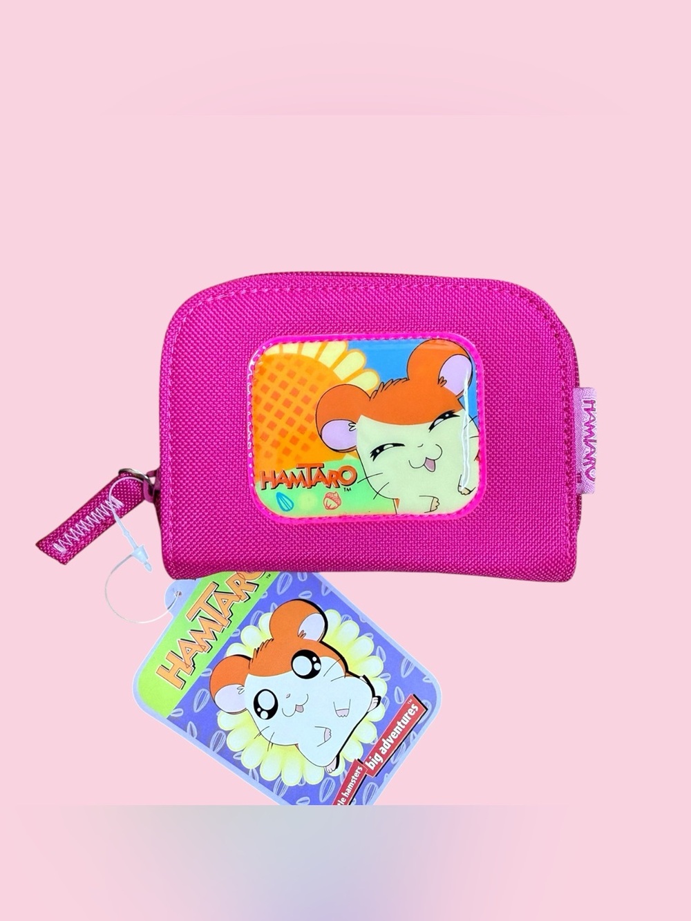 Hamtaro pink wallet